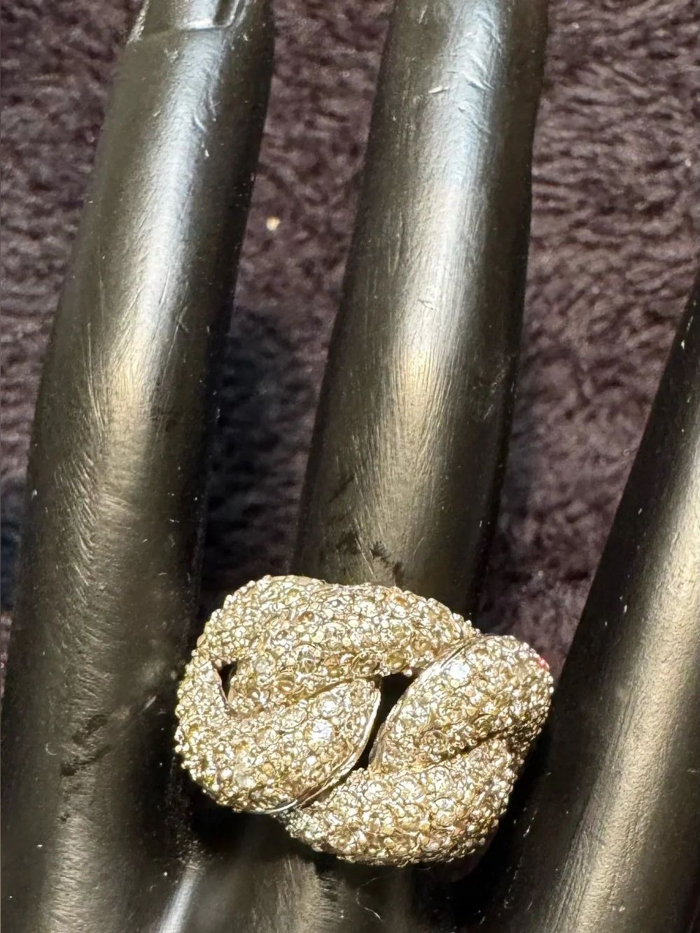 Sterling silver “because you can” ring.  Gorgeous . Encrusted with CZ gems.